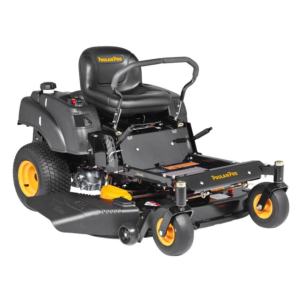 Poulan Pro Riding Lawn Mowers Outdoor Equipment The Home 22 Hp Gas Hydrostatic Zero Turn Riding Mower