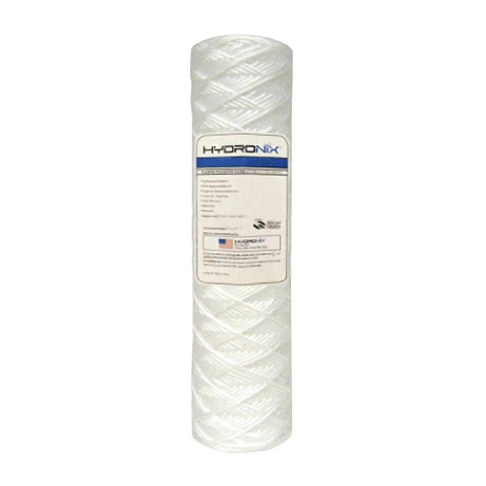 Hydronix SWC-25-1050 String Wound Filter 2.5 OD X 10 Length 50 Micron