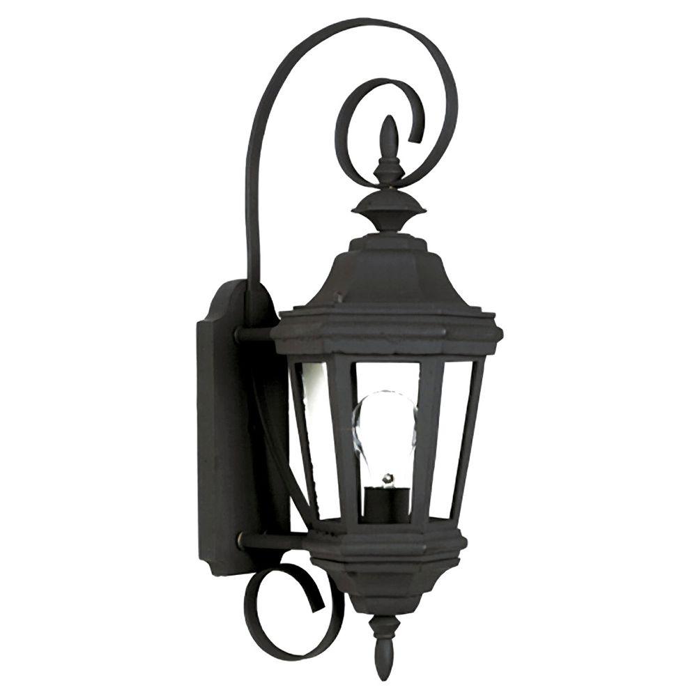 Kenroy Home Estate Black Outdoor Small Wall Mount Lantern 16312bl Estate Black Outdoor Small Wall Mount Lantern