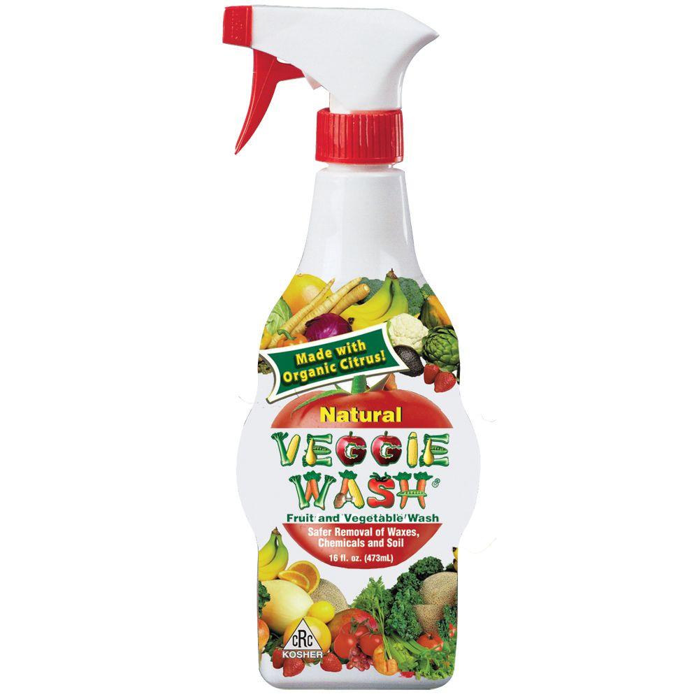 Veggie Wash 16 oz. All Natural Fruit and Vegetable Wash Disinfectant
