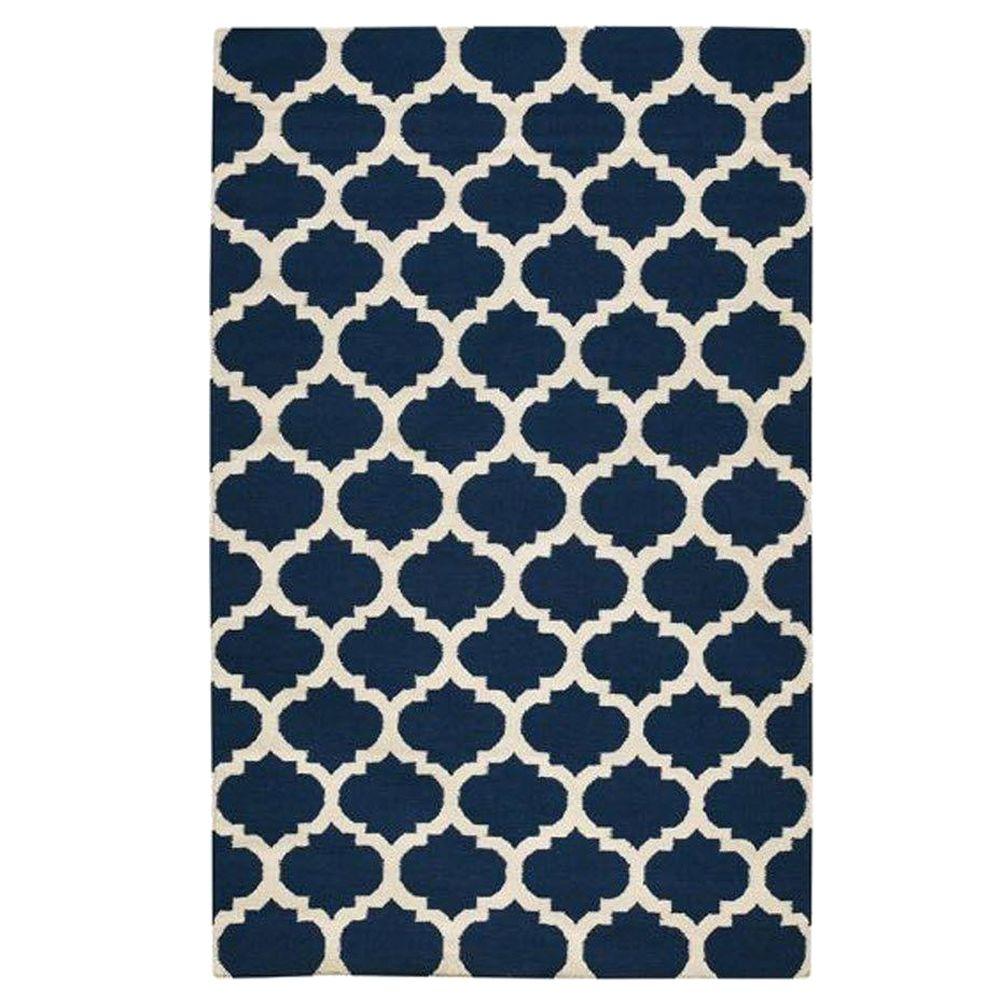 Home Decorators Collection Allure Navy 5 ft. x 8 ft. Area Rug
