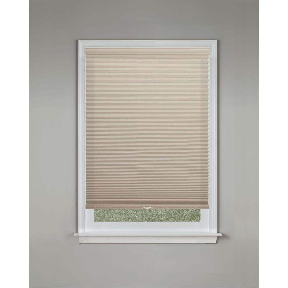 Bali Cut-to-Size Wheat 9/16 in. Light Filtering Premium Cordless Fabric ...