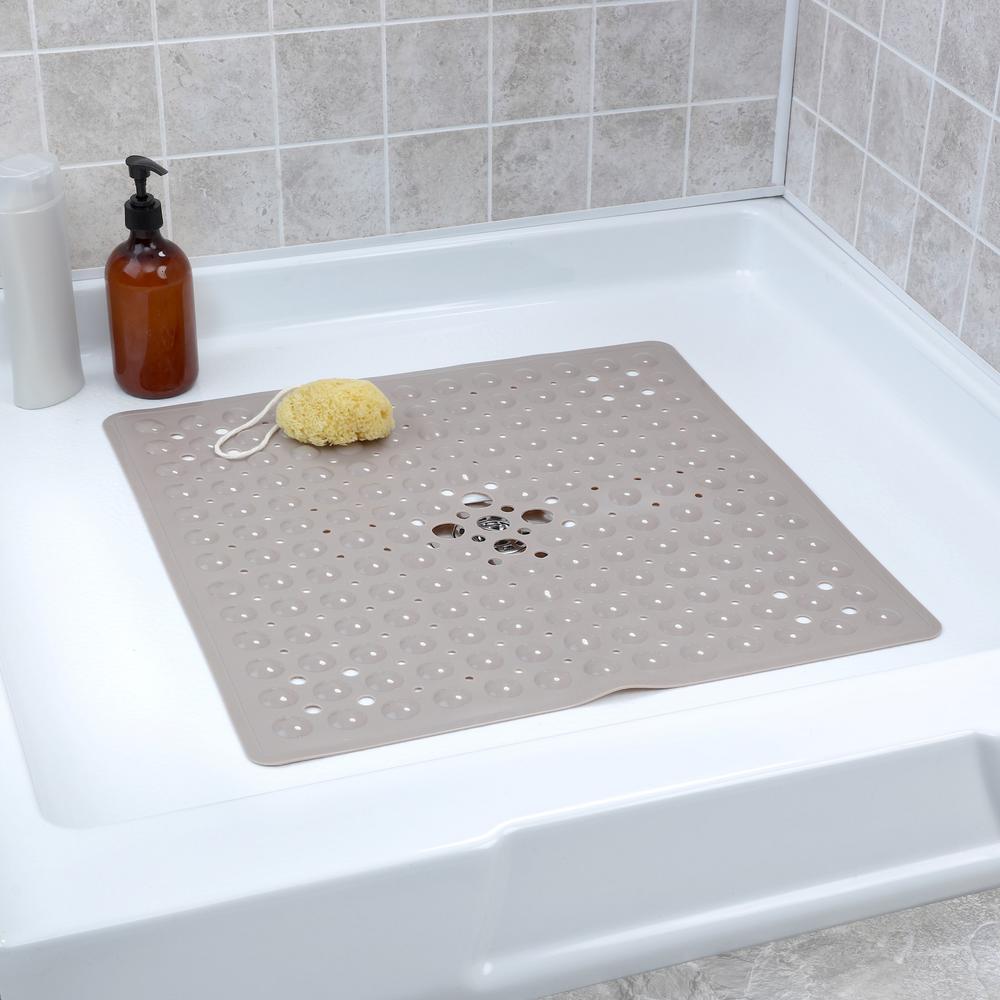 square shower mat