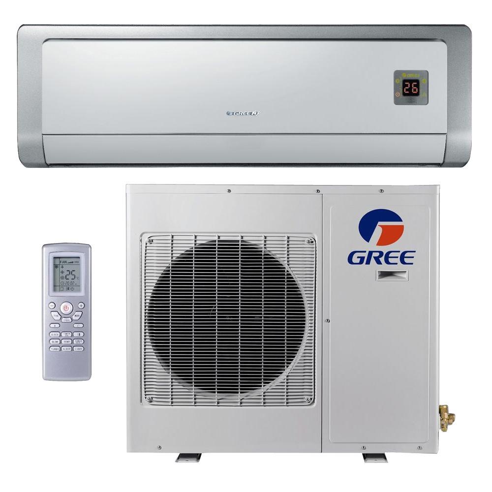 Gree Premium Efficiency 18000 Btu Ductless Mini Split Air Conditioner With Heat 208230 Volt 4727