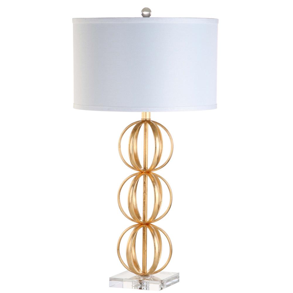 gold sphere table lamp
