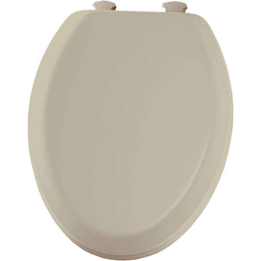 BEMIS LiftOff Elongated Closed Front Toilet Seat in Bone1520EC 006