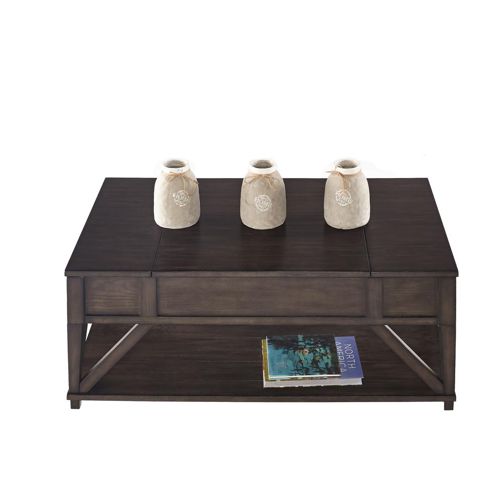 Progressive Furniture Consort Midnight Oak Lift Top Tail Table Progressive Furniture Consort Midnight Oak Lift Top Tail Table