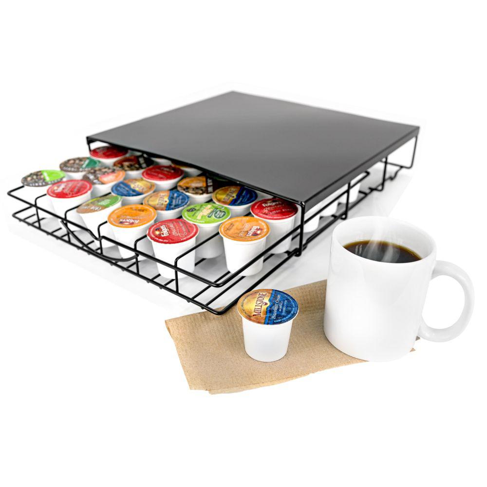 Southern Homewares Keurig 36 K Cup Black Storage Drawer Coffee
