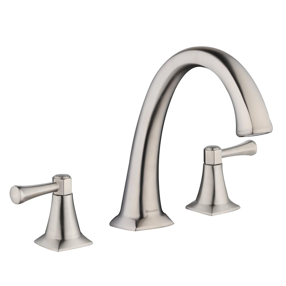 Glacier Bay Stillmore 2 Handle Deck Mount Roman Tub Faucet In