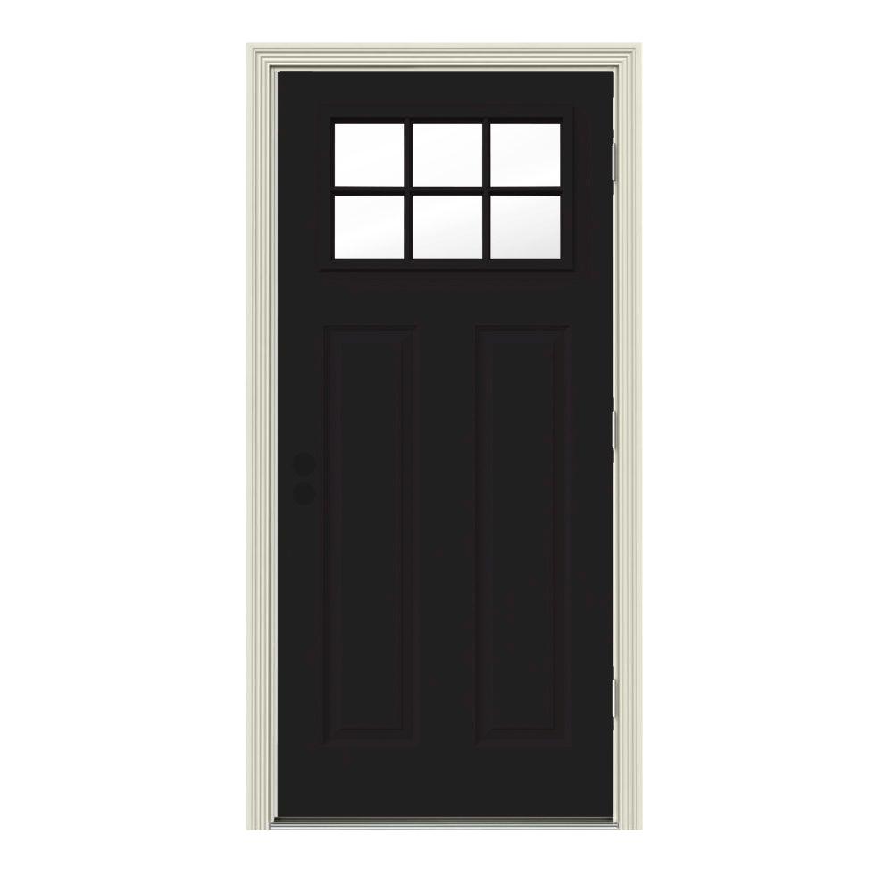 30 x 80 black exterior doors doors windows the home depot