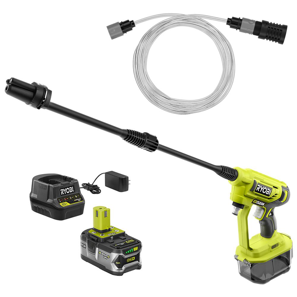 RYOBI ONE+ 18Volt 320 PSI 0.8 GPM Cold Water Cordless Power Cleaner
