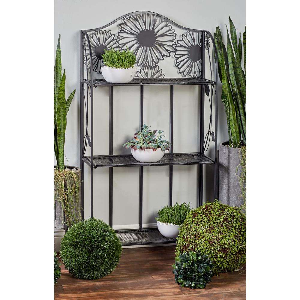 Honey Can Do Chrome 2 Shelf Urban Baker S Rack SHF 01608 The Home Depot   Black Litton Lane Baker S Racks 45084 64 1000 