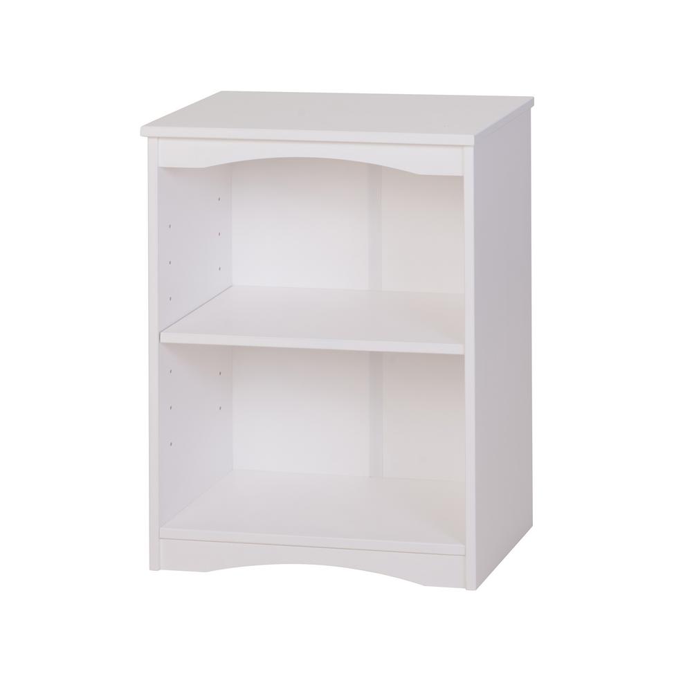 Camaflexi Essentials White 36 In W Wooden Bookcase 4183 The Home Essentials White 23 In W Wooden Bookcase