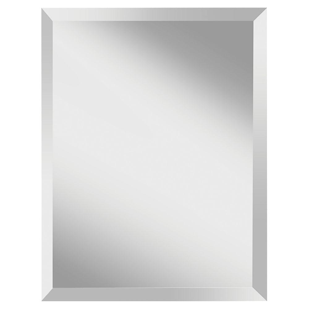Feiss Infinity 22 In W X 28 H Frameless Rectangle Glass Wall Decor Mirror With Beveled Edge And Dual Mounting Hooks Mr1152 The Home Depot - How To Hang A Glass Mirror Without Frame Feiss Infinity 22 In W X 28 H Frameless Rectangle Glass Wall Decor Mirror With Beveled Edge And Dual Mounting Hooks Mr1152 The Home Depot - How To Hang A Glass Mirror Without Frame