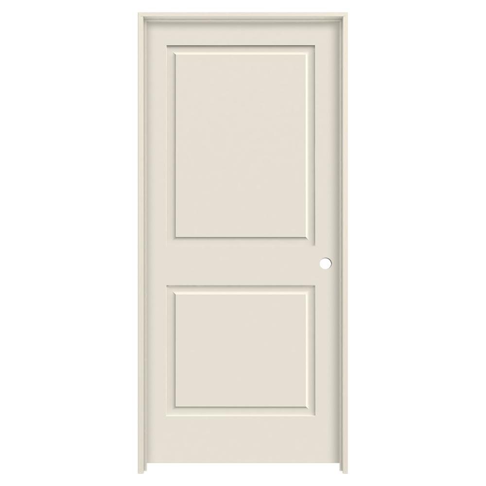 Jeld Wen 24 In X 80 In Primed Left Hand C2020 2 Panel Square Top
