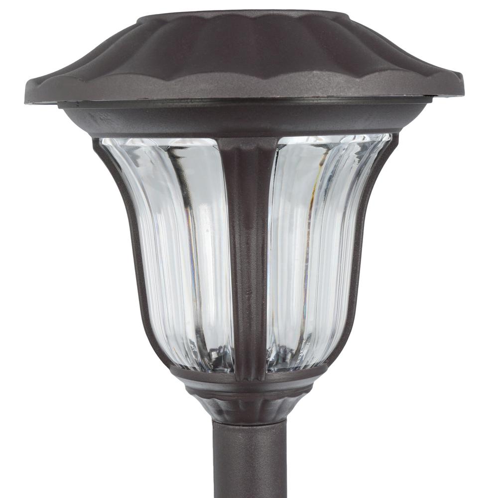 Hampton Bay Solar Bronze Outdoor Integrated Led Pathway Light | My XXX ...