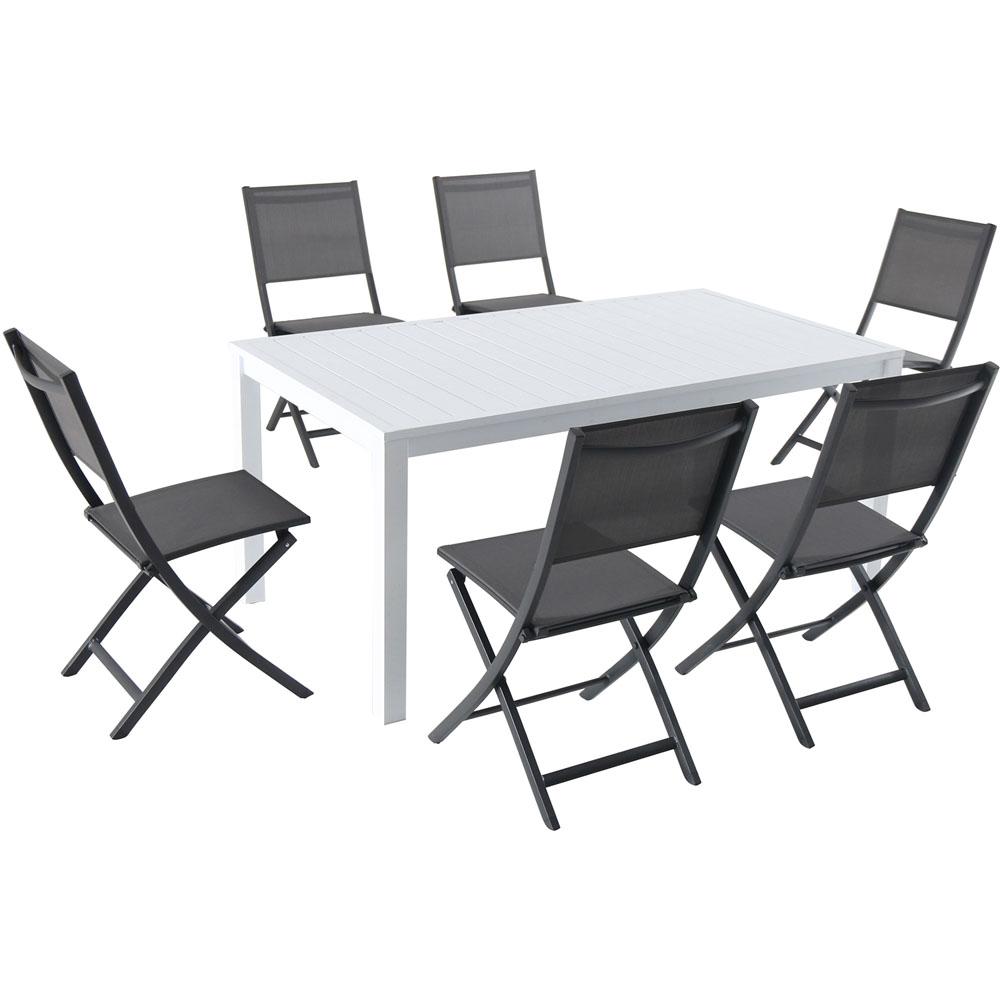 7pc metal folding patio dining set