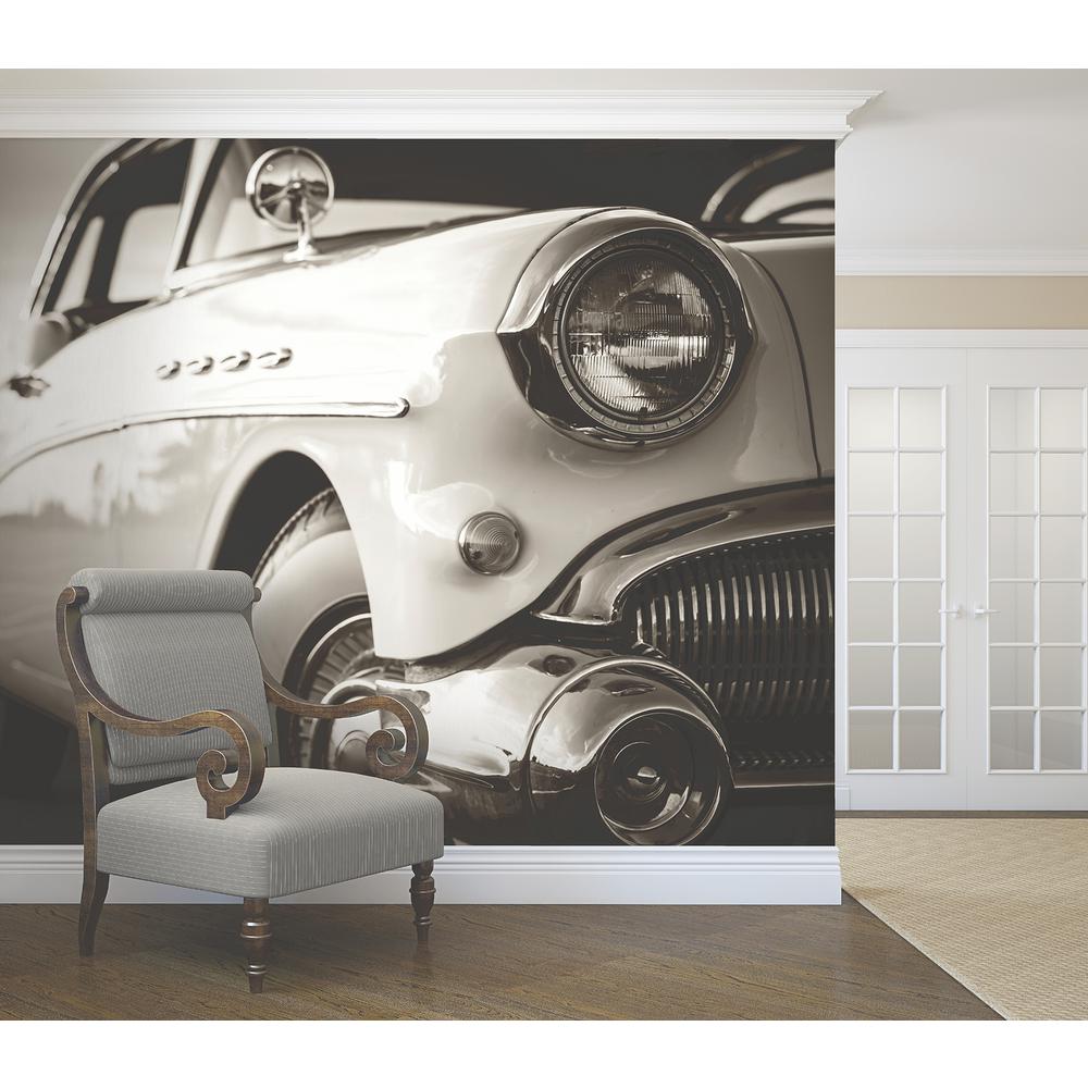 Classic Car Wall Mural WR50541 The Home Depot