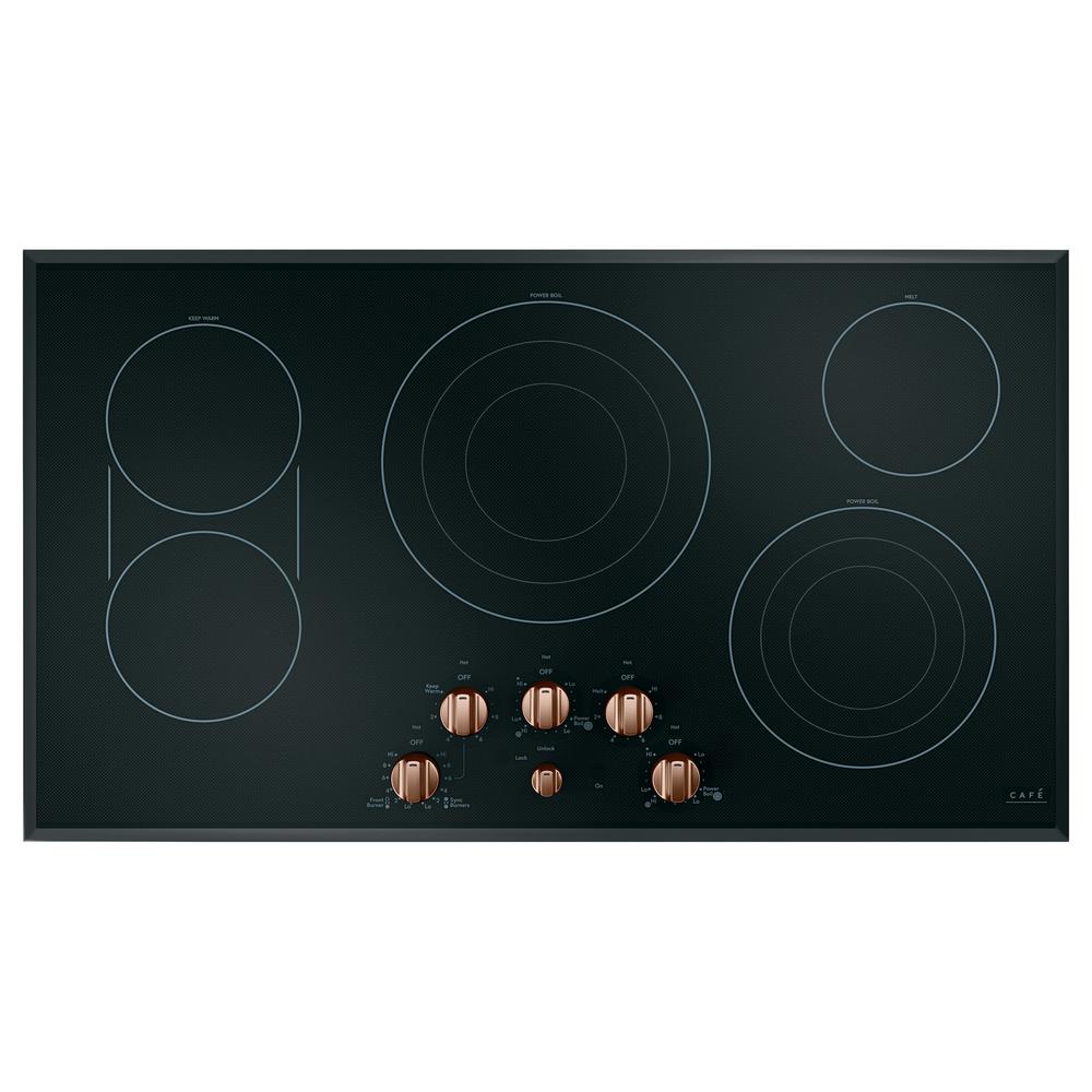 Cafe Electric Cooktop Knob Kit In Brushed Copper Cxce1hkpmcu The