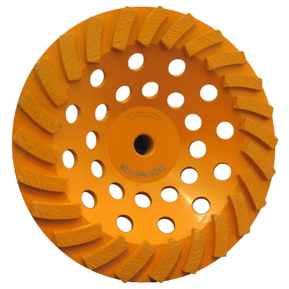Ridgid 7 inch 24-Segment Turbo Cup Grinding Wheel by RIDGID