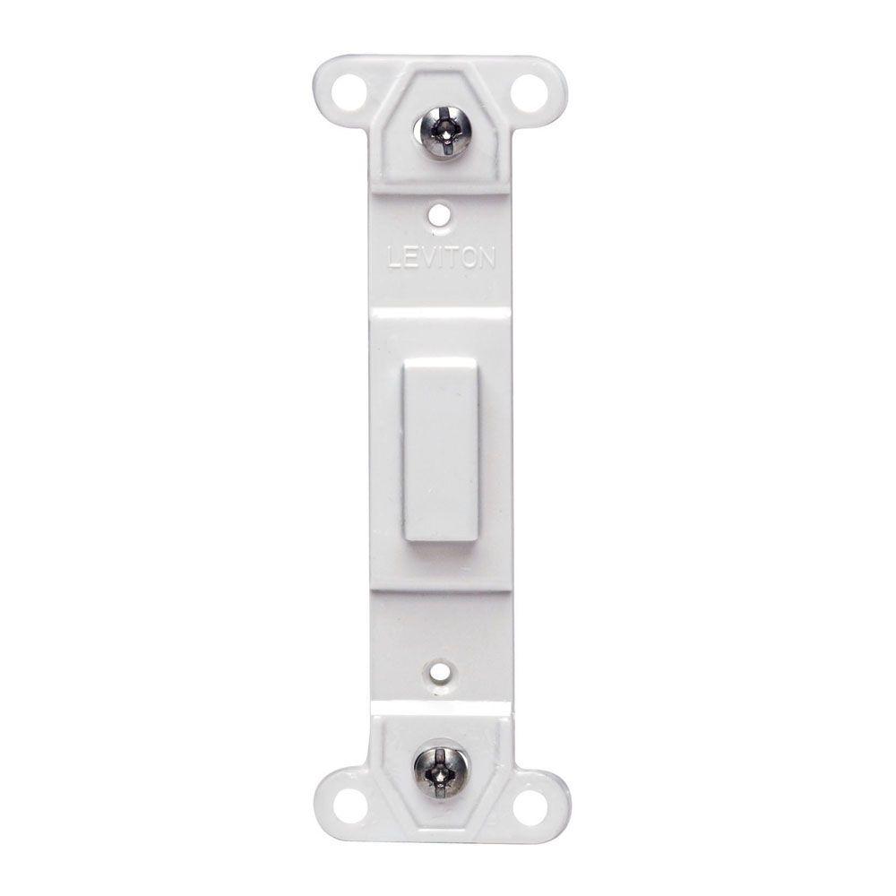 Leviton Blank Insert for Toggle Switch, WhiteR028070000W The Home