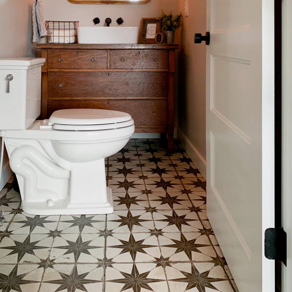 Merola Tile Take Home Sample Kings Star Nero 9 In X Ceramic S1fpestrn The Depot - Home Depot Bathroom Tiles Sample Merola Tile Take Home Sample Kings Star Nero 9 In X Ceramic S1fpestrn The Depot - Home Depot Bathroom Tiles Sample