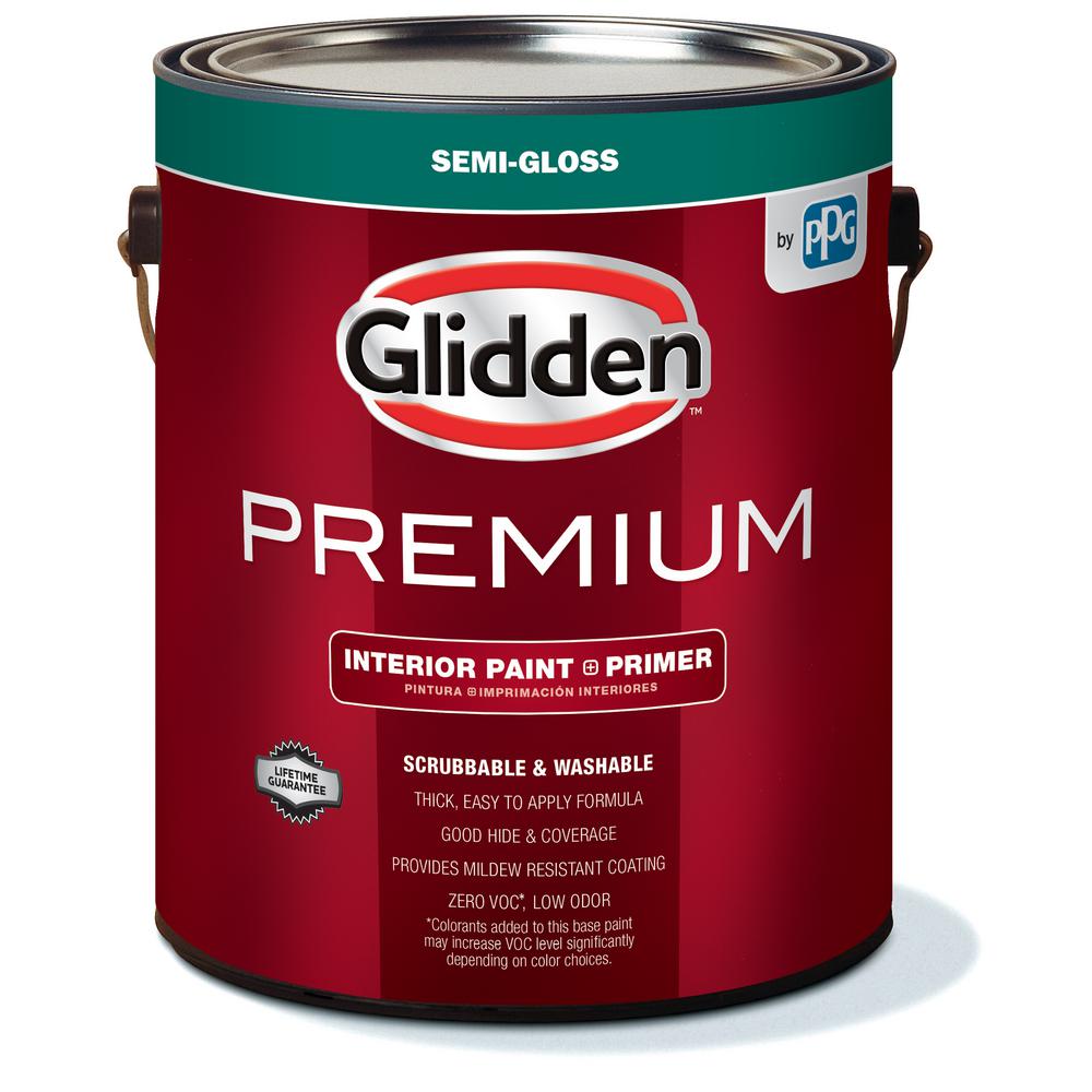  Glidden  Premium 1 gal Semi Gloss Interior Paint GLN6413 