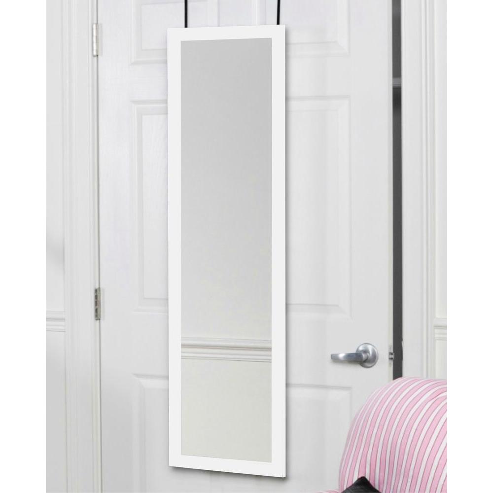 48 In H X 14 W Over The Door Or Wall Mounted Framed Mirror