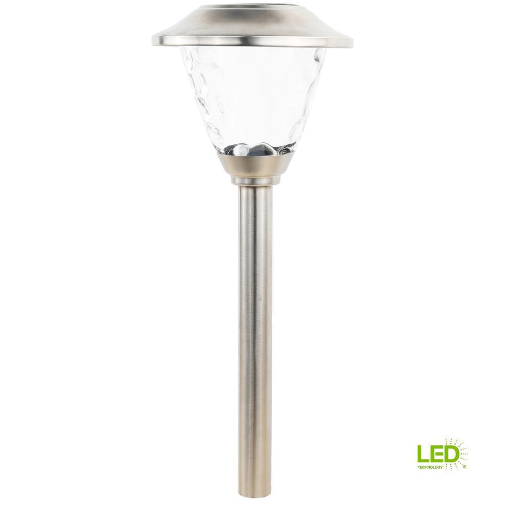 Hampton Bay Solar Stainless Outdoor Integrated Led Landscape Path Hampton Bay Solar Stainless Outdoor Integrated Led Landscape Path Light With Glass Lens 8