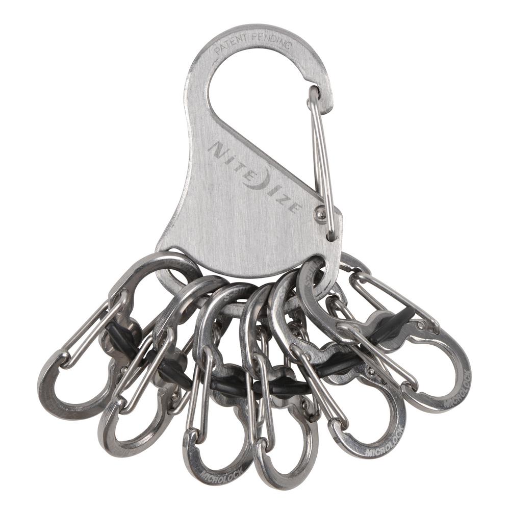 Nite Ize Key Holder With Locking Carabiners Klk 11 R3 The Home Depot