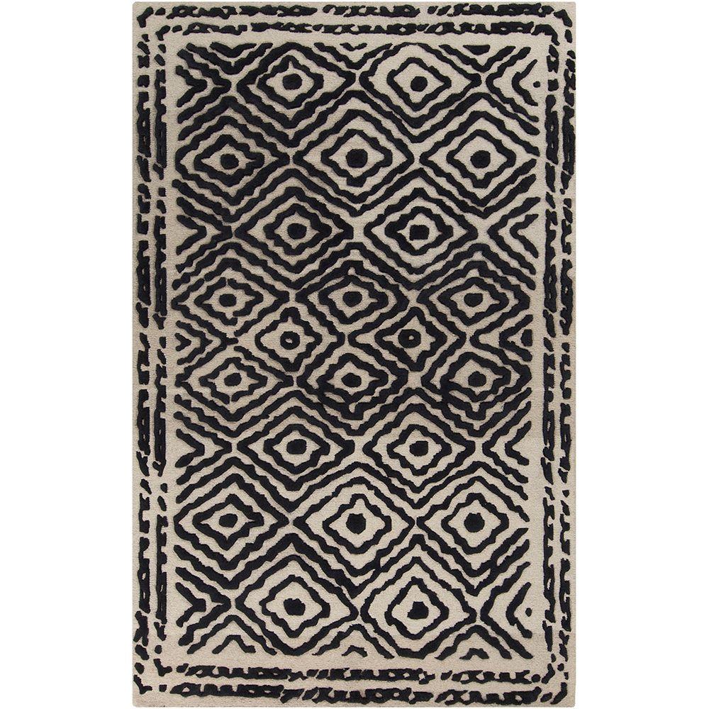 Home Decorators Collection Kasbah Charcoal 5 ft. x 8 ft. Area Rug