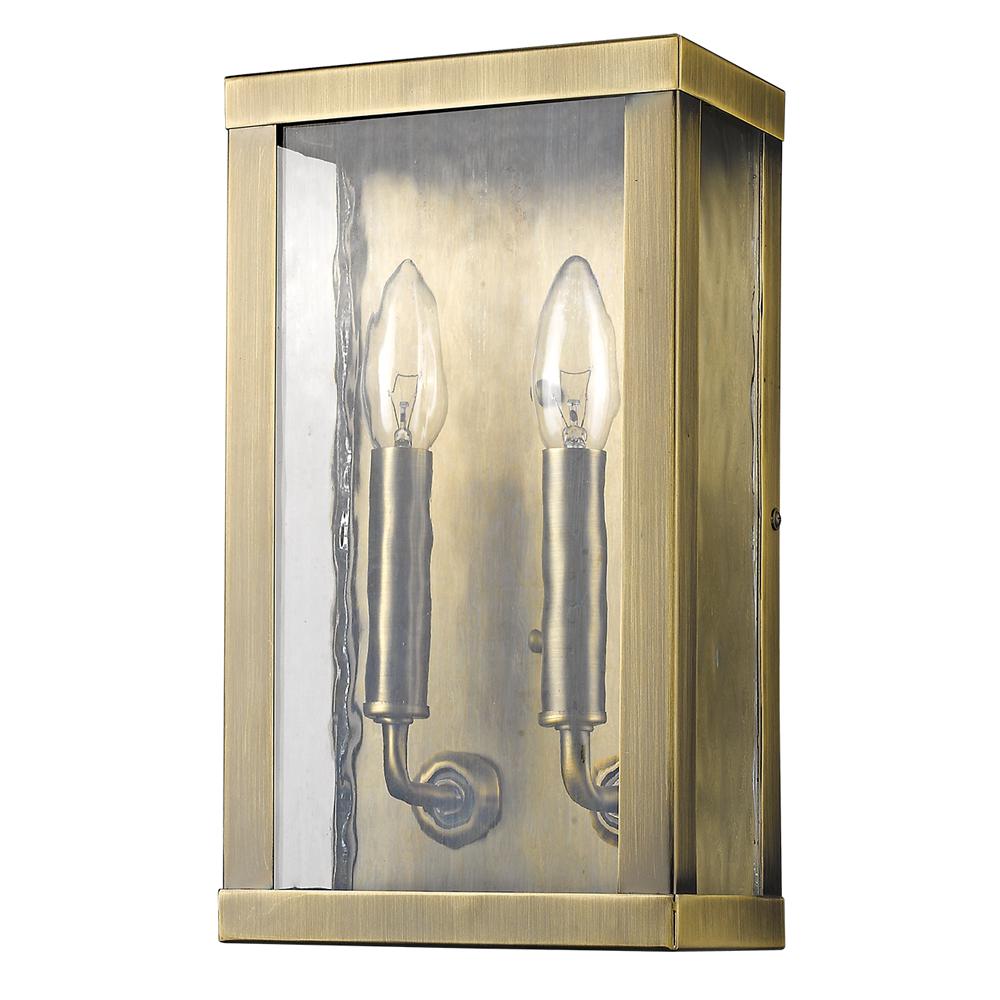 Acclaim Lighting Charleston 2 Light Antique Br Outdoor Charleston 2 Light Antique Br