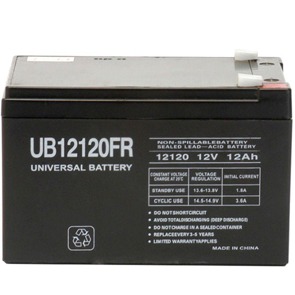 UPG SLA 12Volt F2 Terminal BatteryUB12120FR The Home Depot