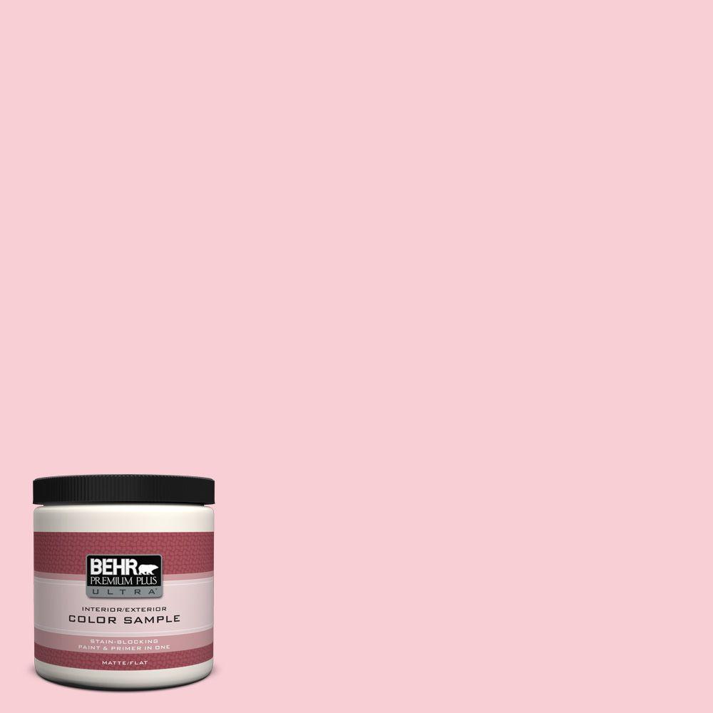 Behr Premium Plus Ultra 8 Oz 130a 2 Fading Rose Matte Interior 130a 2 Fading Rose Matte Interior Exterior Paint And Primer In One Sample