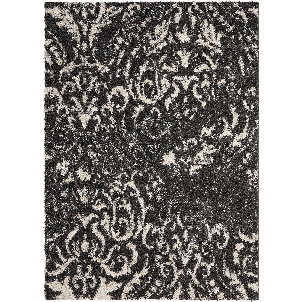 Home Decorators Collection Ultimate Shag Black 5 ft. x 7 ft. Area Rug