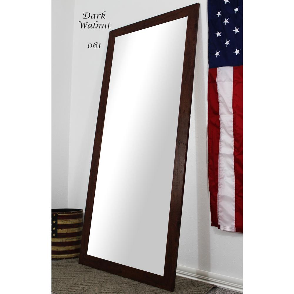 65 5 In X 30 Dark Walnut Full And Floor Length Vanity Dark Walnut Full And Floor Length Vanity Mirror