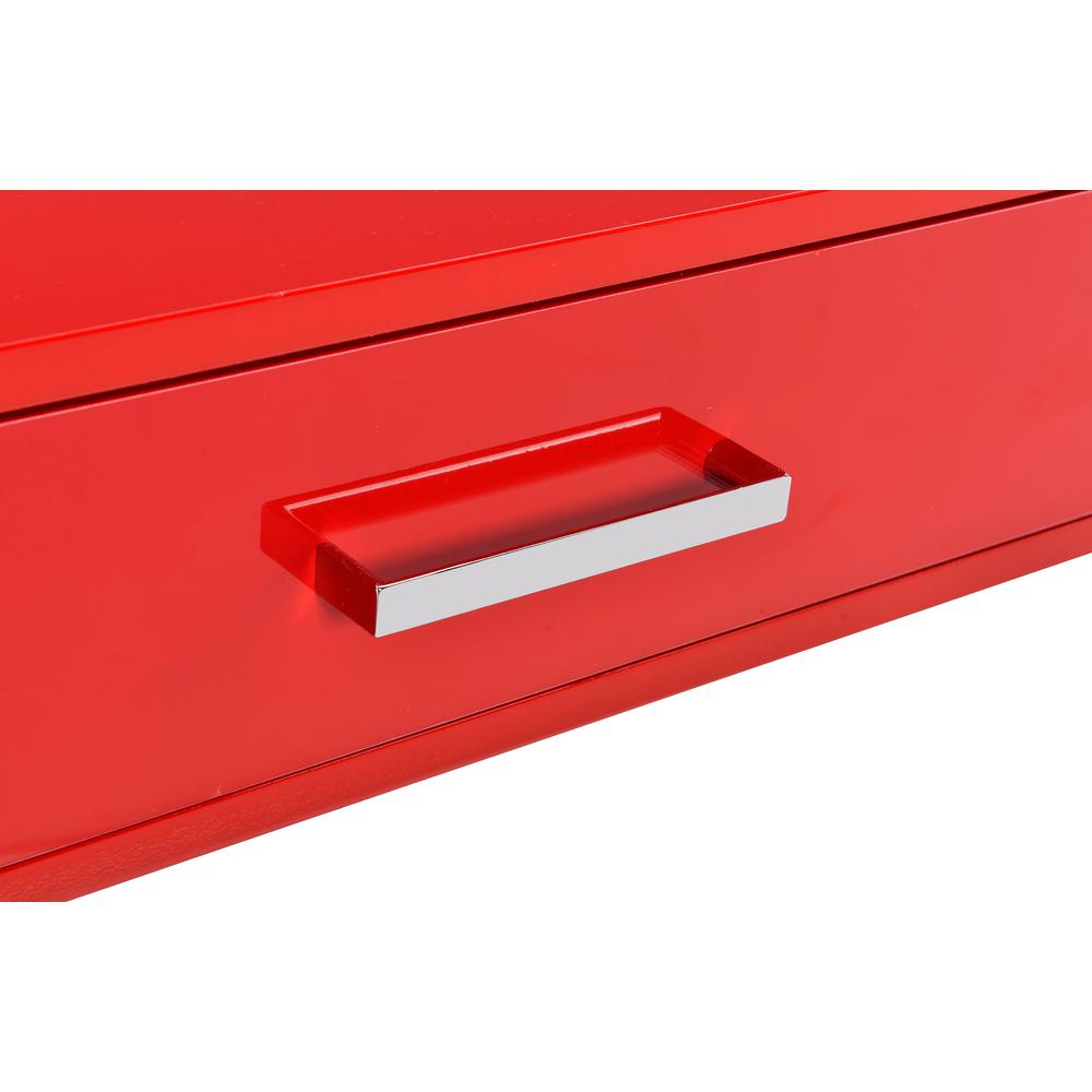 Acme Furniture Coleen Red And Chrome Writing Desk With Storage 92228 - Acme Furniture Coleen Desk Acme Furniture Coleen Red And Chrome Writing Desk With Storage 92228 - Acme Furniture Coleen Desk