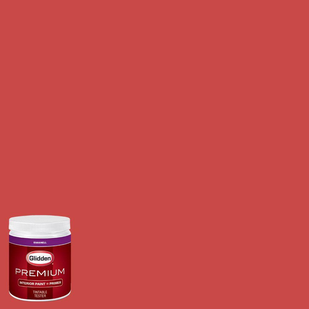 Glidden Premium 8 oz. #HDGR53U Old Glory Red Eggshell Interior Paint