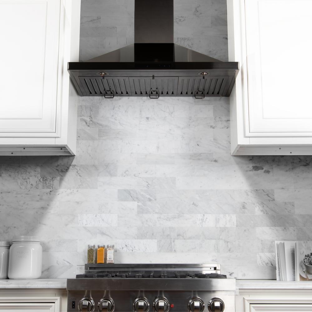 Zline Kitchen And Bath Zline 36 In Wall Mount Range Hood In Black