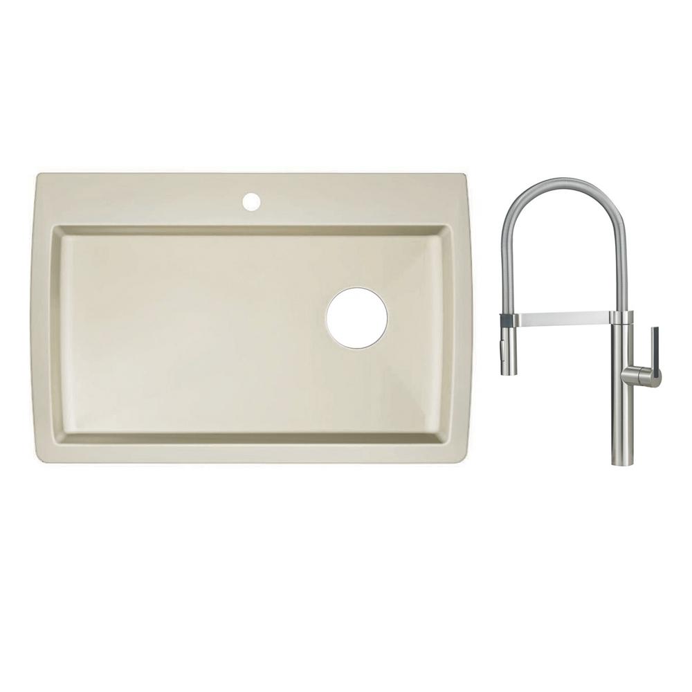 Blanco Diamond Dual Mount Granite Composite Ii 33 In 1 Hole
