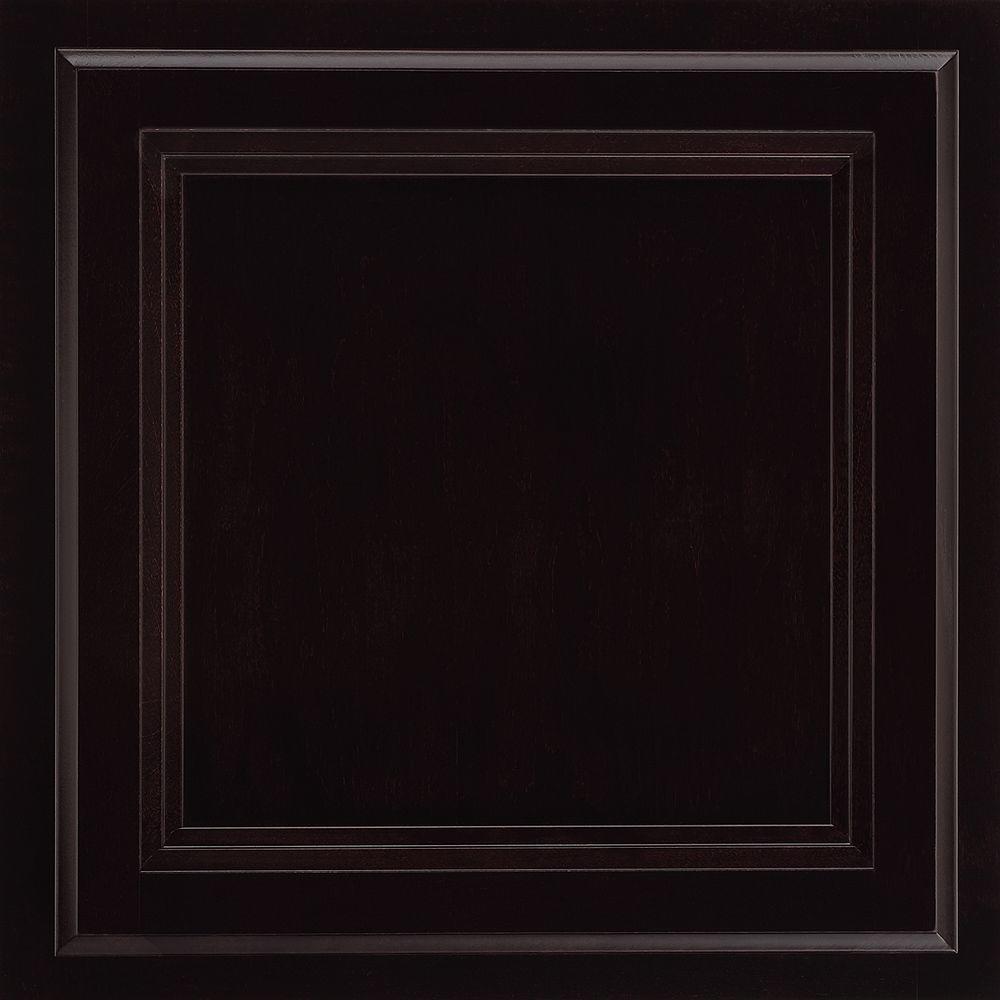 American Woodmark 13x12 7 8 In Cabinet Door Sample Ashland Maple Espresso