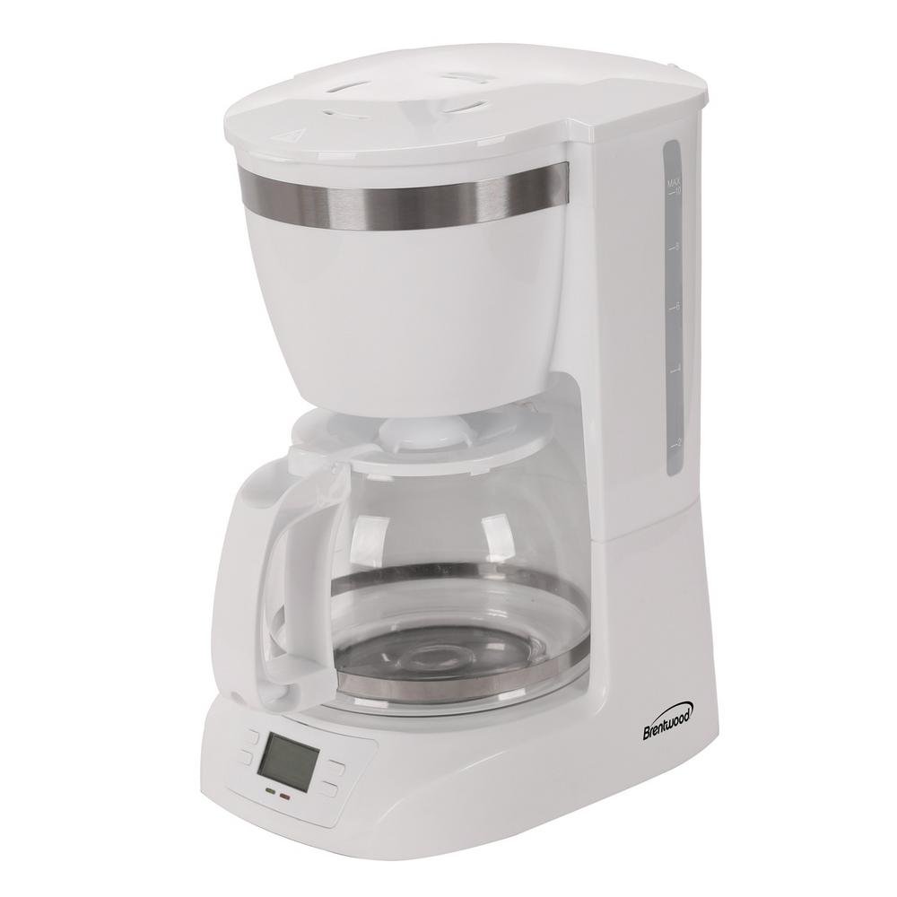 White Coffee Makers Small Kitchen Appliances The Home Depot