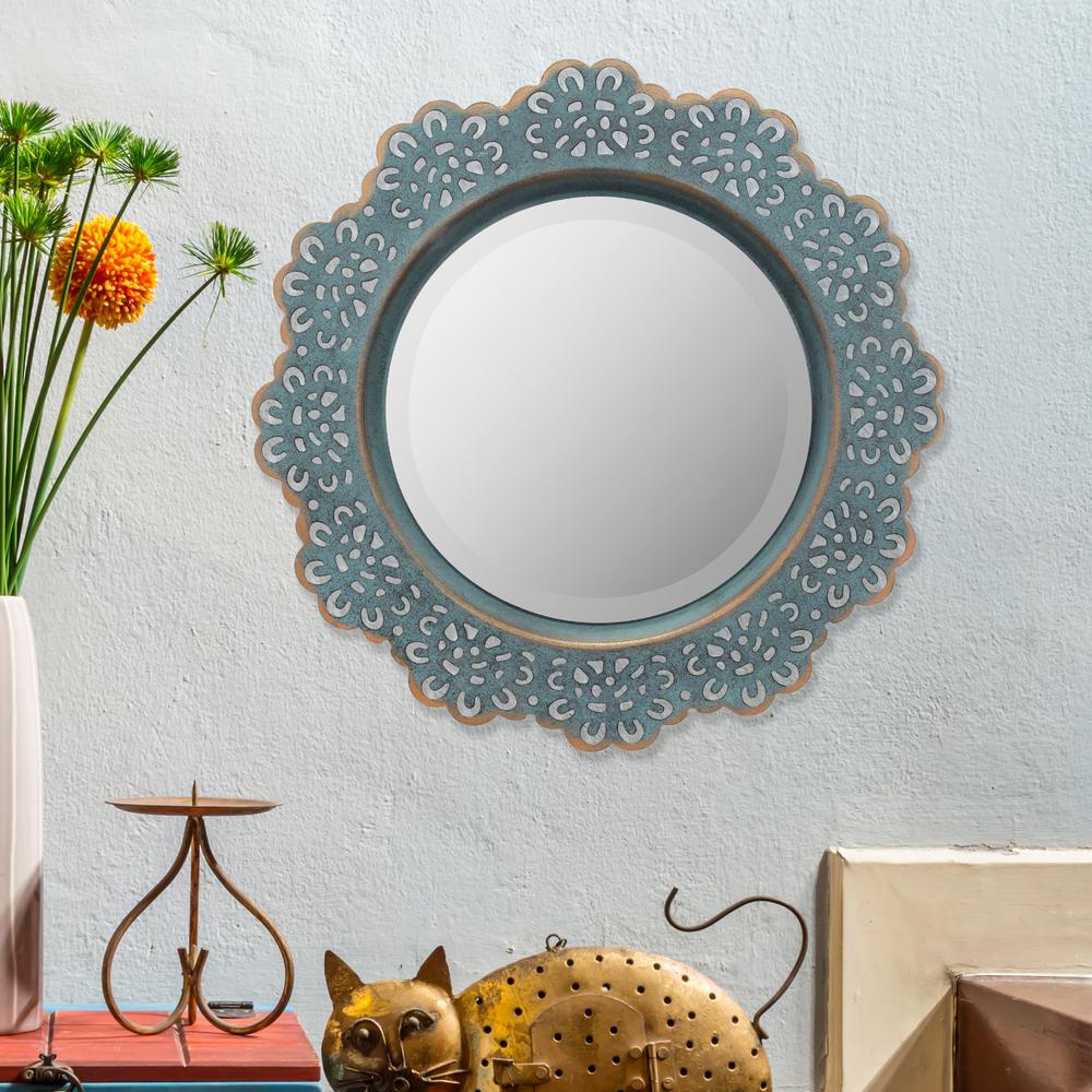 Stonebriar Collection 12 5 In X Blue Metal Lace