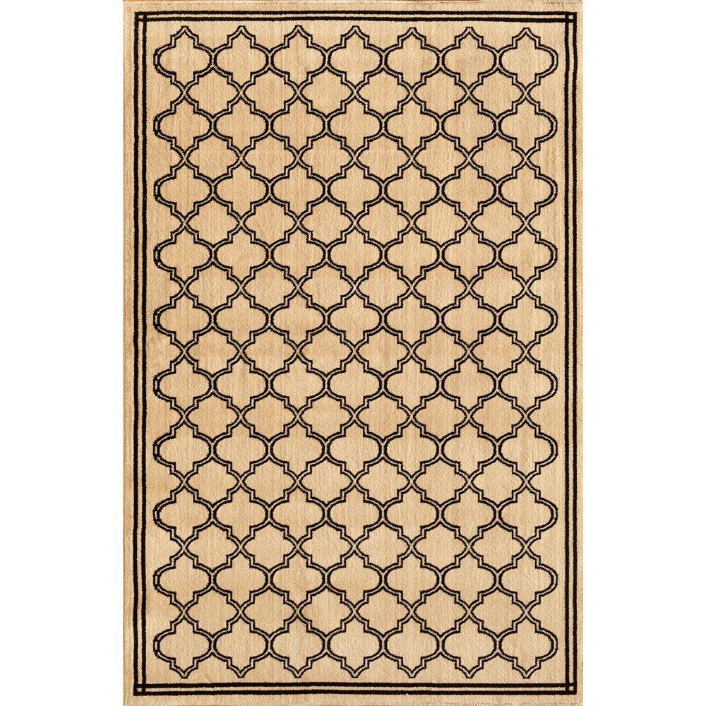 Natco Stratford Garden Gate Ivory 5 ft. x 7 ft. 7 in. Area Rug8267IV69