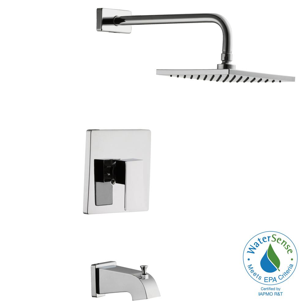 Bathtub & Shower Faucet Combos - Bathtub Faucets - The Home Depot