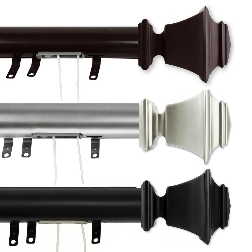Rod Desyne 84 In 156 In Bach Decorative Traverse Rod With