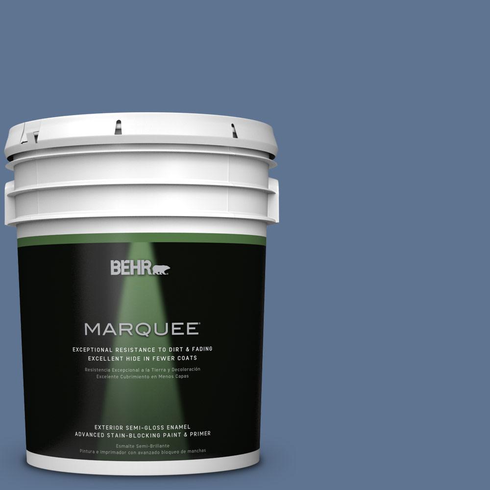 BEHR MARQUEE 5gal. PPU1418 Laguna Blue SemiGloss Enamel Exterior