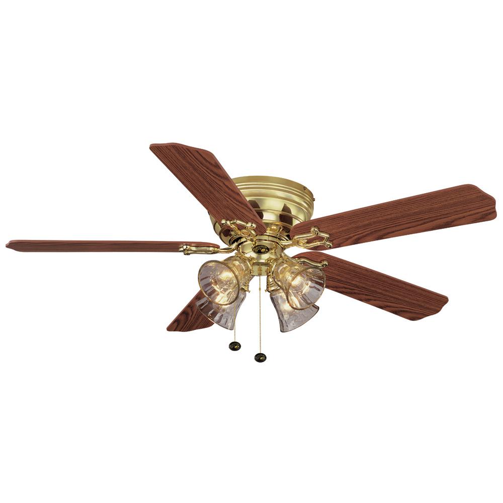 Hampton Bay Palisades 52 in. Indoor Tuscan Bisque Ceiling Fan with