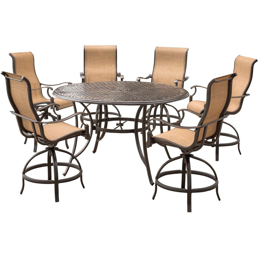 6 7 Person Dining Chair Oil Rubbed Bronze Bar Height Somerset