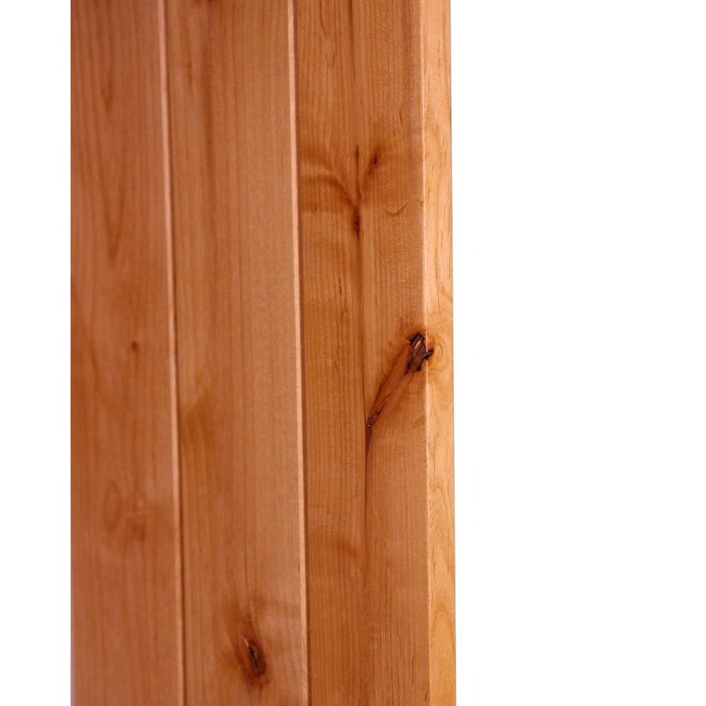 Lubann 24 In X 84 In Ready To Assemble British Brace Hardwood